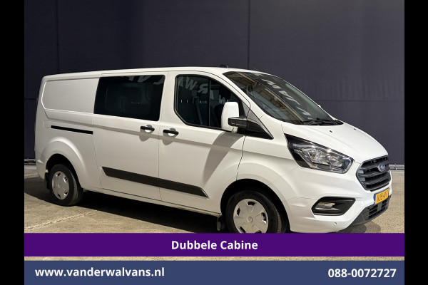 Ford Transit Custom 2.0 TDCI L2H1 Dubbele Cabine Inrichting Euro6 Airco | 6-Zits | Camera | LED | Apple Carplay | 2750kg Trekhaak Android Auto, Cruisecontrol, Verwarmde voorruit, Parkeersensoren