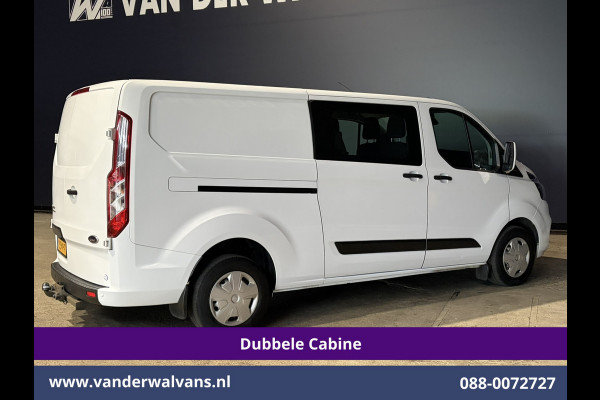 Ford Transit Custom 2.0 TDCI L2H1 Dubbele Cabine Inrichting Euro6 Airco | 6-Zits | Camera | LED | Apple Carplay | 2750kg Trekhaak Android Auto, Cruisecontrol, Verwarmde voorruit, Parkeersensoren