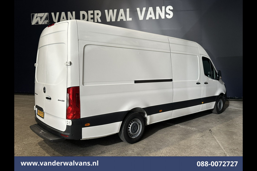 Mercedes-Benz Sprinter 314 CDI 143pk L3H2 Euro6 Airco | 2x zijdeur | Camera | Apple Carplay | Chauffeursstoel Android Auto, Parkeersensoren