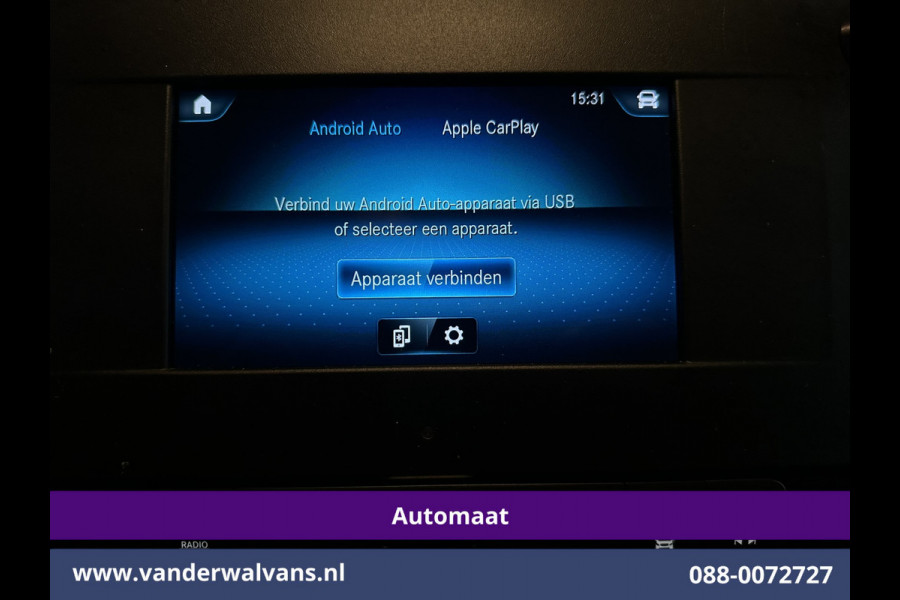 Mercedes-Benz Sprinter 315 CDI 150pk 9G-Tronic Automaat L3H2 *Post NL inrichting* Euro6 Airco | Camera | Apple Carplay | Cruisecontrol Android Auto, Trekhaak, Sidebars, Chauffeursstoel, Bijrijdersbank