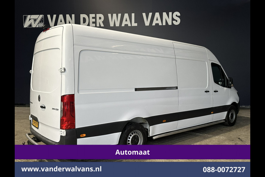 Mercedes-Benz Sprinter 315 CDI 150pk 9G-Tronic Automaat L3H2 *Post NL inrichting* Euro6 Airco | Camera | Apple Carplay | Cruisecontrol Android Auto, Trekhaak, Sidebars, Chauffeursstoel, Bijrijdersbank