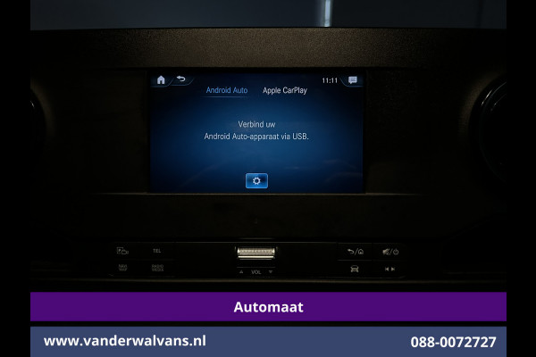 Mercedes-Benz Sprinter 214 CDI 143pk 9G-Tronic Automaat L2H2 Euro6 Airco | Camera | Navigatie | Apple Carplay | Chauffeursstoel Adaptieve Cruisecontrol, Android Auto, Stoelverwarming, Verwarmde Voorruit, 270 Graden Achterdeuren, Bijrijdersbank