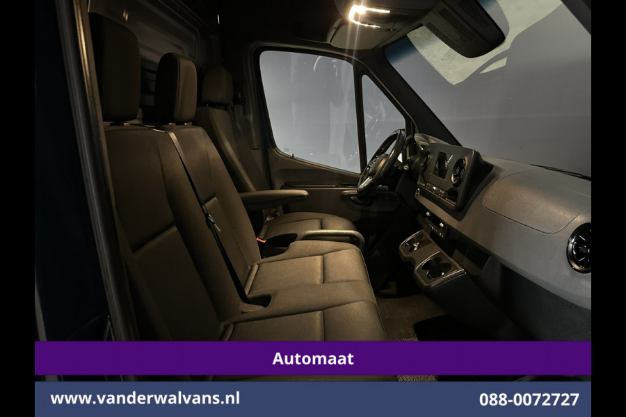 Mercedes-Benz Sprinter 214 CDI 143pk 9G-Tronic Automaat L2H2 Euro6 Airco | Camera | Navigatie | Apple Carplay | Chauffeursstoel Adaptieve Cruisecontrol, Android Auto, Stoelverwarming, Verwarmde Voorruit, 270 Graden Achterdeuren, Bijrijdersbank