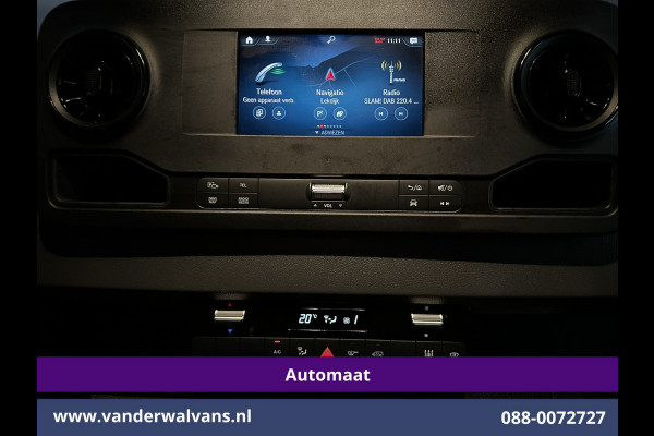 Mercedes-Benz Sprinter 214 CDI 143pk 9G-Tronic Automaat L2H2 Euro6 Airco | Camera | Navigatie | Apple Carplay | Chauffeursstoel Adaptieve Cruisecontrol, Android Auto, Stoelverwarming, Verwarmde Voorruit, 270 Graden Achterdeuren, Bijrijdersbank