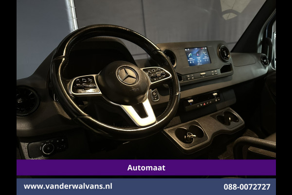 Mercedes-Benz Sprinter 214 CDI 143pk 9G-Tronic Automaat L2H2 Euro6 Airco | Camera | Navigatie | Apple Carplay | Chauffeursstoel Adaptieve Cruisecontrol, Android Auto, Stoelverwarming, Verwarmde Voorruit, 270 Graden Achterdeuren, Bijrijdersbank