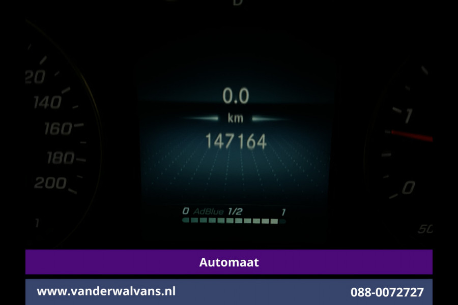 Mercedes-Benz Sprinter 214 CDI 143pk 9G-Tronic Automaat L2H2 Euro6 Airco | Camera | Navigatie | Apple Carplay | Chauffeursstoel Adaptieve Cruisecontrol, Android Auto, Stoelverwarming, Verwarmde Voorruit, 270 Graden Achterdeuren, Bijrijdersbank