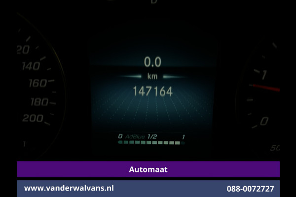 Mercedes-Benz Sprinter 214 CDI 143pk 9G-Tronic Automaat L2H2 Euro6 Airco | Camera | Navigatie | Apple Carplay | Chauffeursstoel Adaptieve Cruisecontrol, Android Auto, Stoelverwarming, Verwarmde Voorruit, 270 Graden Achterdeuren, Bijrijdersbank