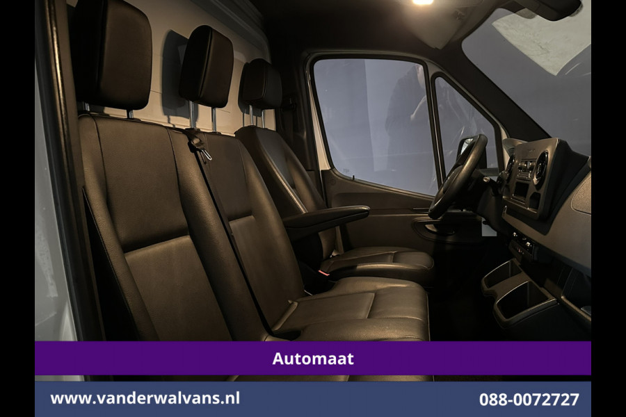 Mercedes-Benz Sprinter 314CDI 143pk Automaat Bakwagen 21m3 KUUB Laadklep Zijdeur Euro6 Airco | Bijrijdersbank Lat om Lat betimmering, Leder