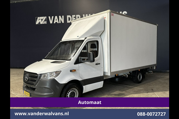 Mercedes-Benz Sprinter 314CDI 143pk Automaat Bakwagen 21m3 KUUB Laadklep Zijdeur Euro6 Airco | Bijrijdersbank Lat om Lat betimmering, Leder