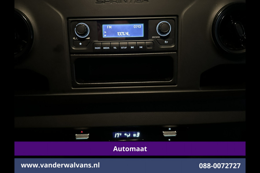 Mercedes-Benz Sprinter 314CDI 143pk Automaat Bakwagen 21m3 KUUB Laadklep Zijdeur Euro6 Airco | Bijrijdersbank Lat om Lat betimmering, Leder