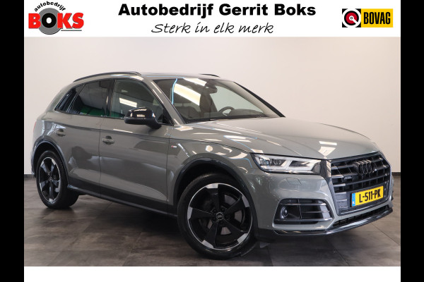 Audi Q5 2.0 TFSI quattro Sport S Line Black Edition QUANTUM GRIJS Head up Leder Panorama dak