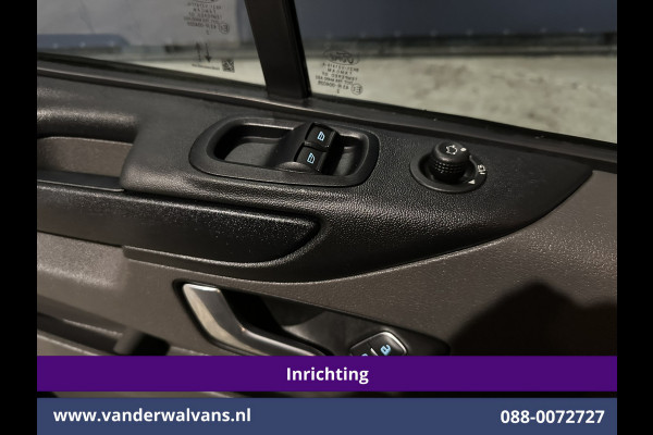 Ford Transit Custom 2.0 TDCI L1H1 Inrichting Euro6 Airco | Camera | Omvormer | LED | Cruisecontrol | Android Auto Stoelverwarming, Verwarmde voorruit, Parkeersensoren, Bijrijdersbank, 2500kg Trekhaak