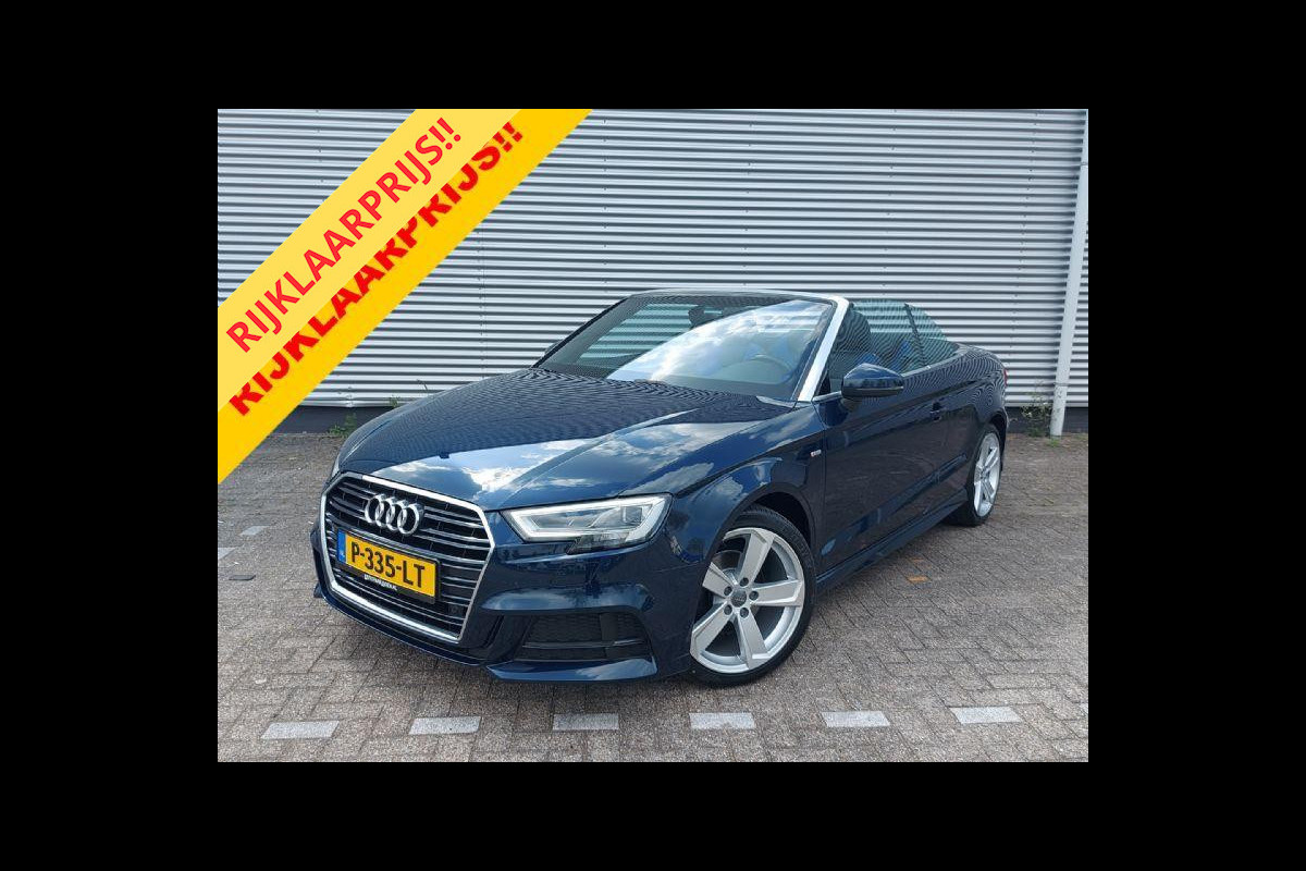 Audi A3 Cabriolet 35 TFSI CoD Sport S Line Edition Automaat, airco,cruisecontrol,navigatie,achteruitrij camera,parkeersensoren,
