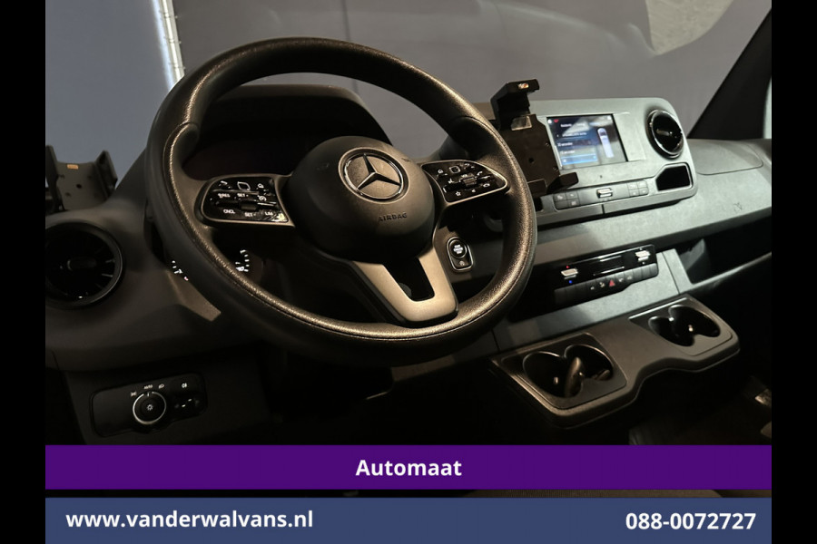 Mercedes-Benz Sprinter 315CDI 150pk 9G-Tronic Automaat L3H2 Euro6 Airco | Camera | Apple Carplay | Cruisecontrol Android Auto, Chauffeursstoel, Sidebars, Trekhaak, Bijrijdersbank