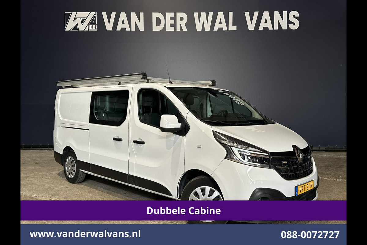 Renault Trafic 2.0 dCi 120pk L2H1 Dubbele Cabine Euro6 Airco | 5-Zits | Navigatie | Camera | LED | Imperiaal Trekhaak, Cruisecontrol, Parkeersensoren