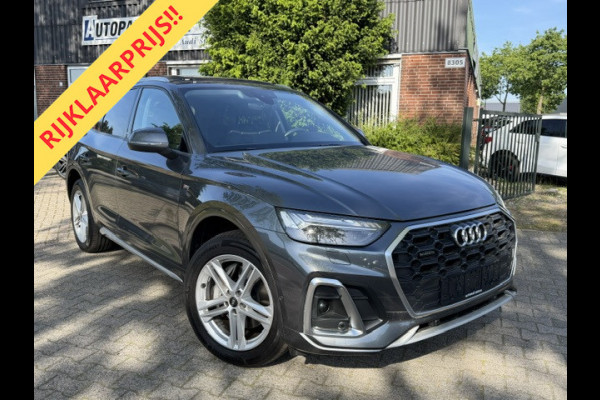 Audi Q5 50 TFSI e Quattro, S-Line,Panorama,Virtueel,Leder Alcantara,Adap Cruisecontrol,