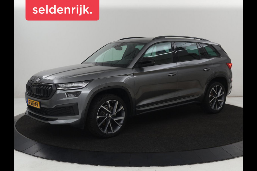 Škoda Kodiaq 1.5 TSI Sportline Business 7 Persoons | Alcantara Stoelverwarming | Adaptive cruise | Matrix LED | Carplay | Keyless | Camera | Virtual Cockpit | Side Assist | Sfeerverlichting | Navigatie