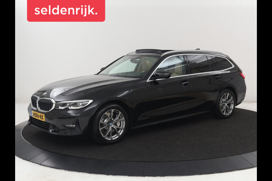 BMW 3-serie 330i High Executive | Panoramadak | Sport Line | Leder | Stoelverwarming | Trekhaak | Carplay | Live Cockpit | Camera | Navigatie | Sfeerverlichting | Park Assist | Sportstoelen | Climate control