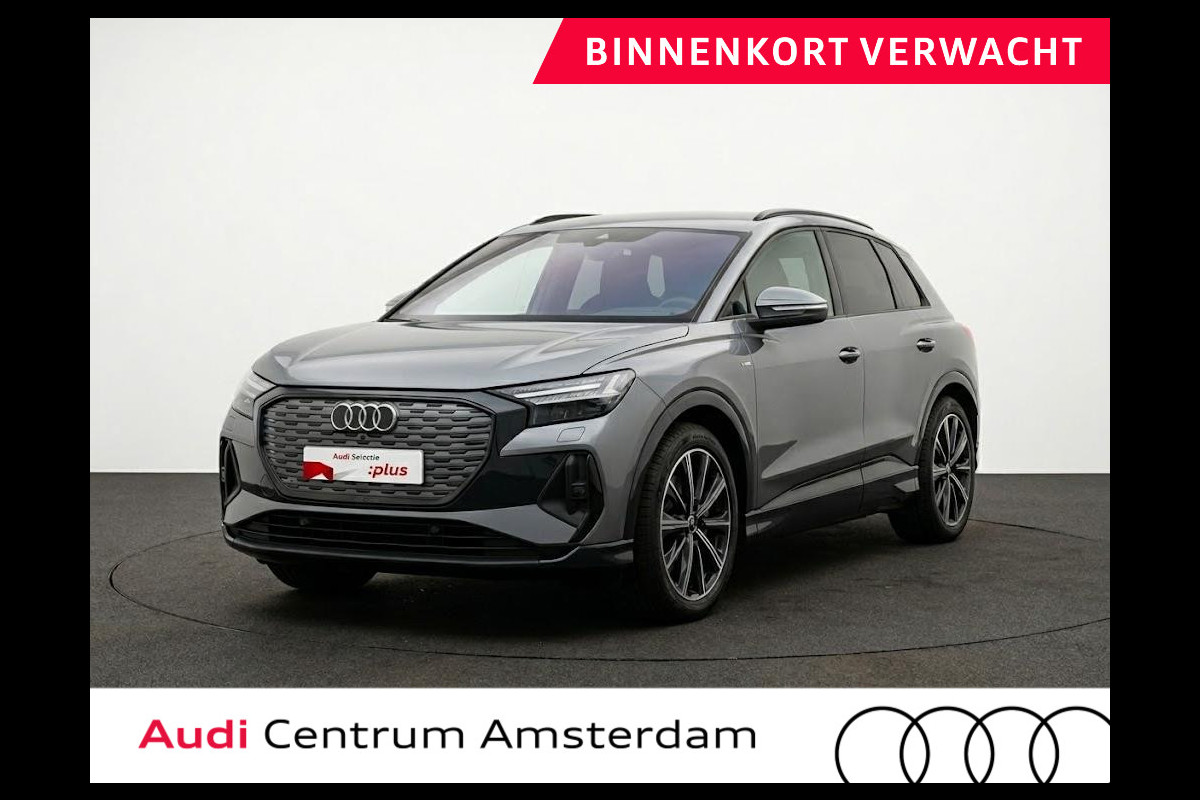 Audi Q4 e-tron 40 Launch edition S Competition 77 kWh 204pk | SOH 96,62% | Panoramadak | Elektrisch verstelbare stoelen | Sonos Audio | head up Display | Keyless |