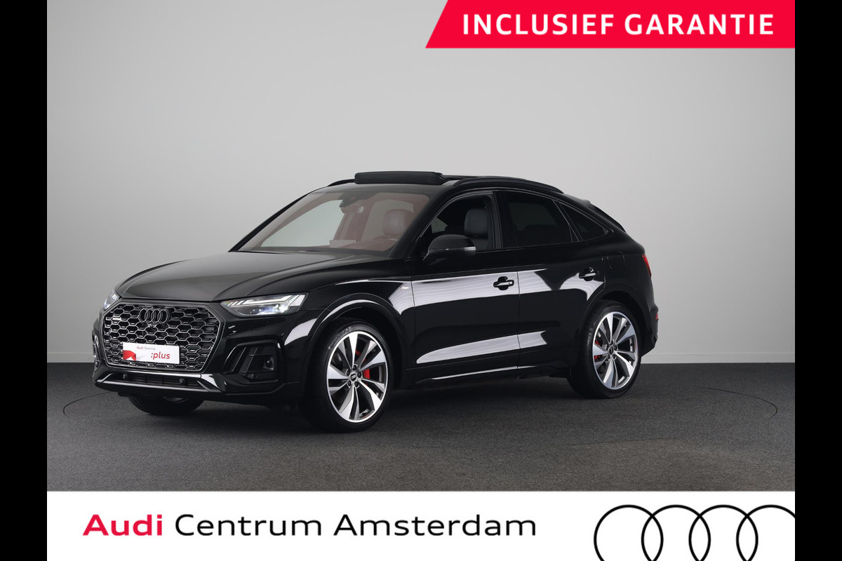 Audi Q5 Sportback 55 TFSI e S edition Competition 367pk | Komt half april binnen | Panoramadak | Trekhaak | Head uo Display | B&O Premium Audio | Verlengde garantie | S-line interieur