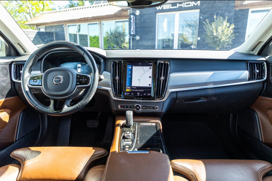Volvo V90 2.0 T8 AWD Inscription I 91% I Btw I Luxe Leder I Trekhaak I Pine Grey