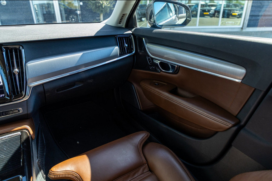 Volvo V90 2.0 T8 AWD Inscription I 91% I Btw I Luxe Leder I Trekhaak I Pine Grey