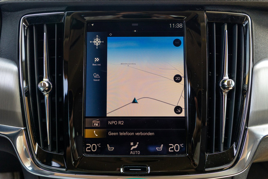 Volvo V90 2.0 T8 AWD Inscription I 91% I Btw I Luxe Leder I Trekhaak I Pine Grey