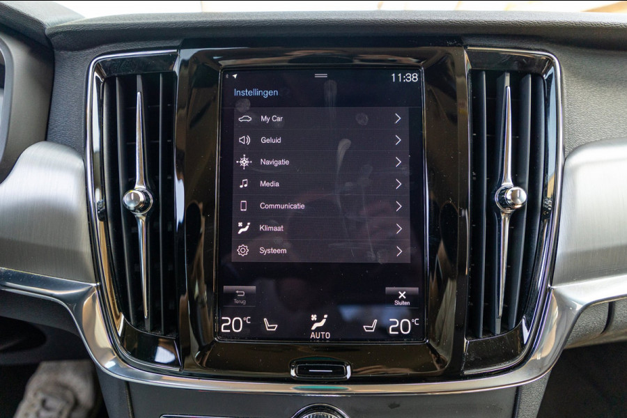 Volvo V90 2.0 T8 AWD Inscription I 91% I Btw I Luxe Leder I Trekhaak I Pine Grey