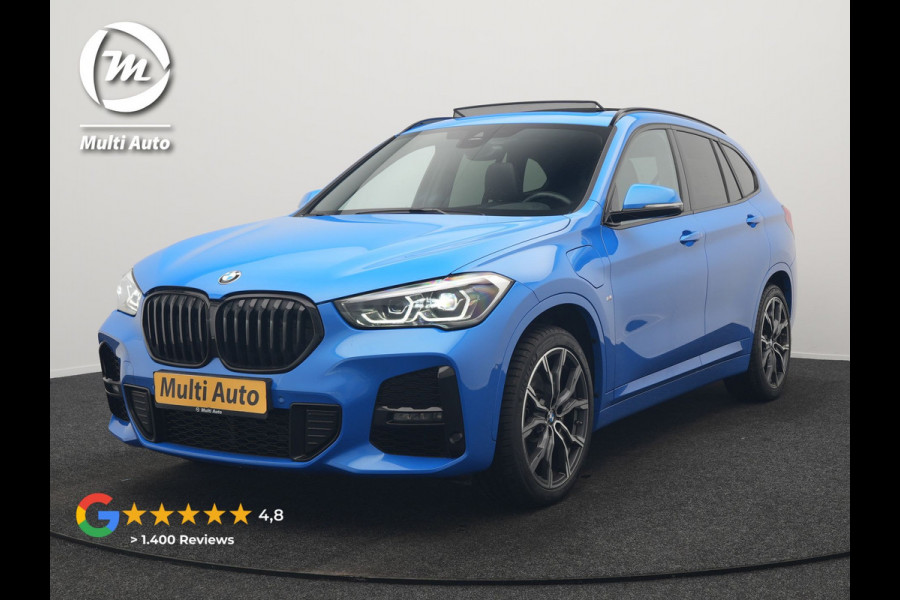 BMW X1 xDrive25e M Sport PHEV 221pk Dealer O.H | Trekhaak Afn. | Panodak | Camera | Sportstoelen & Sportstuur Verwarmd | Hifi Audio | Cruise Control | Sfeerverlichting | Navigatie | DAB | 19"L.M | Plug In Hybrid |