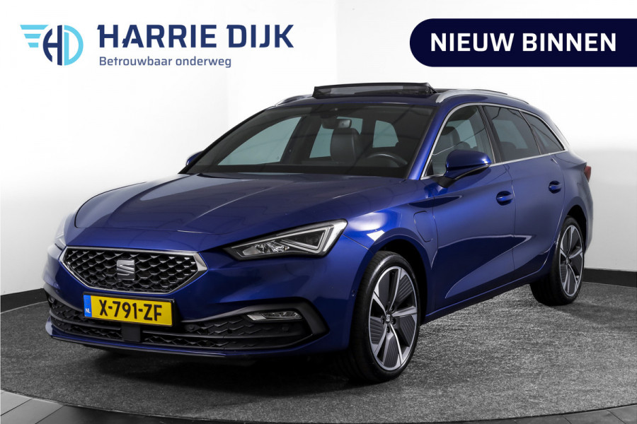 Seat Leon Sportstourer 1.4 TSI eHybrid PHEV Xcellence | S/K-Panodak | Dig. Cockpit | Adapt. Cruise | Stoel-+Stuurverw. | PDC | Camera | NAV + App. Connect | ECC | LM 18" |