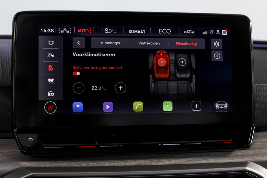 Seat Leon Sportstourer 1.4 TSI eHybrid PHEV Xcellence | S/K-Panodak | Dig. Cockpit | Adapt. Cruise | Stoel-+Stuurverw. | PDC | Camera | NAV + App. Connect | ECC | LM 18" |