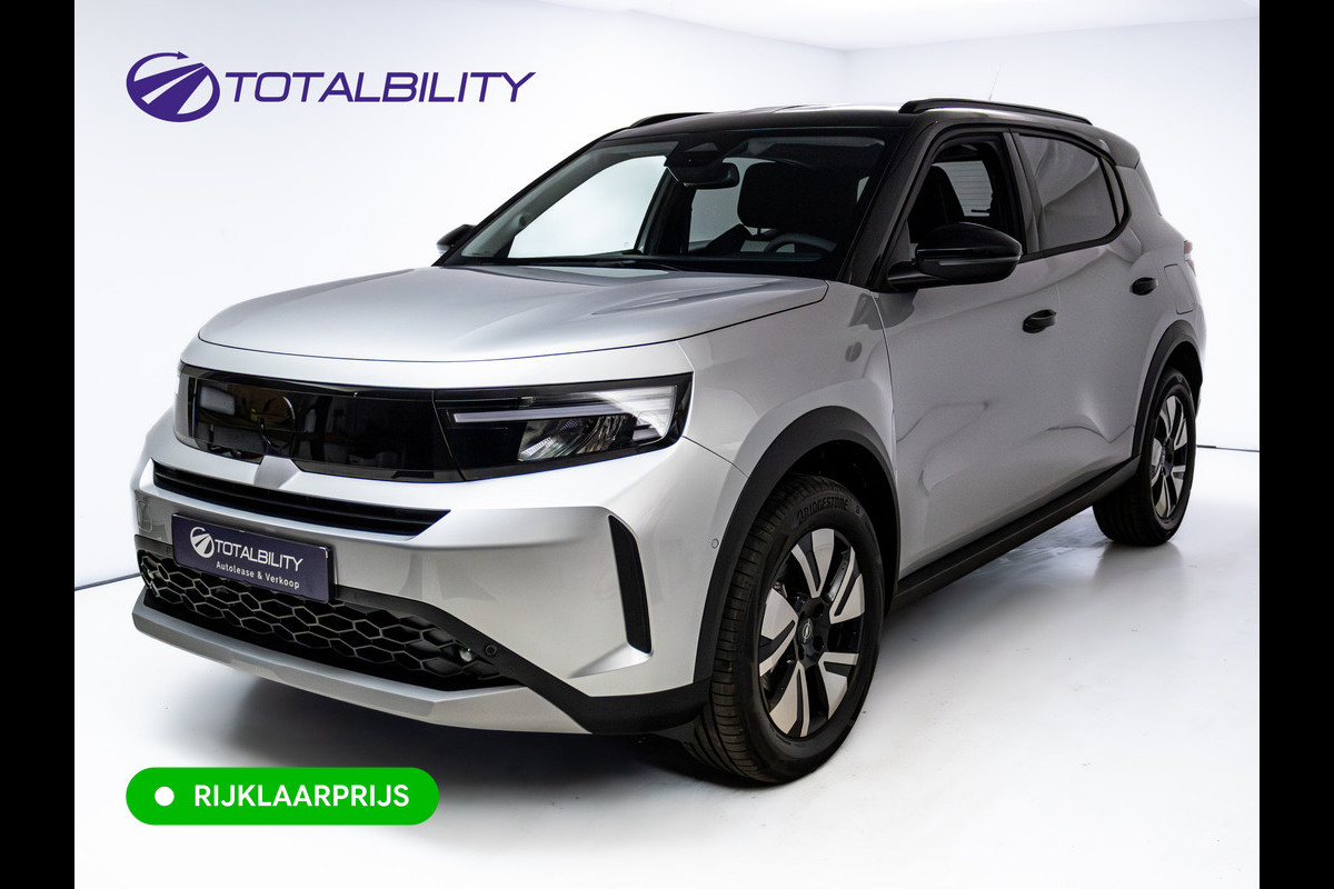 Opel Frontera 1.2 Turbo Hybrid GS 7 persoons | Stoel-, Stuur- & voorruitverwarming | Camera | Apple Carplay | Navigatie | Cruise | PDC V+A, Extra getint glas achter, derde zitrij, Nieuwe auto, tot 8 jaar garantie, 7 stuks Frontera op voorraad!