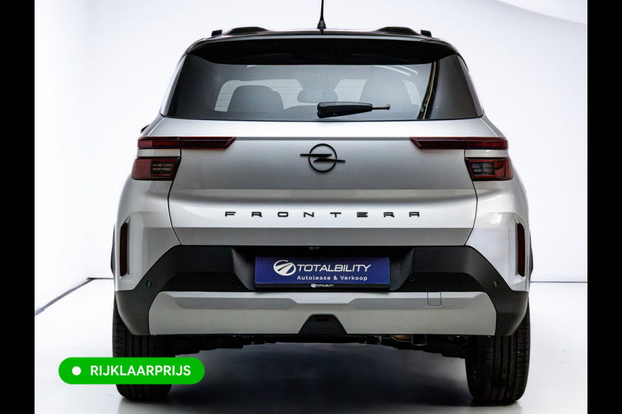 Opel Frontera 1.2 Turbo Hybrid GS 7 persoons | Stoel-, Stuur- & voorruitverwarming | Camera | Apple Carplay | Navigatie | Cruise | PDC V+A, Extra getint glas achter, derde zitrij, Nieuwe auto, tot 8 jaar garantie, 7 stuks Frontera op voorraad!