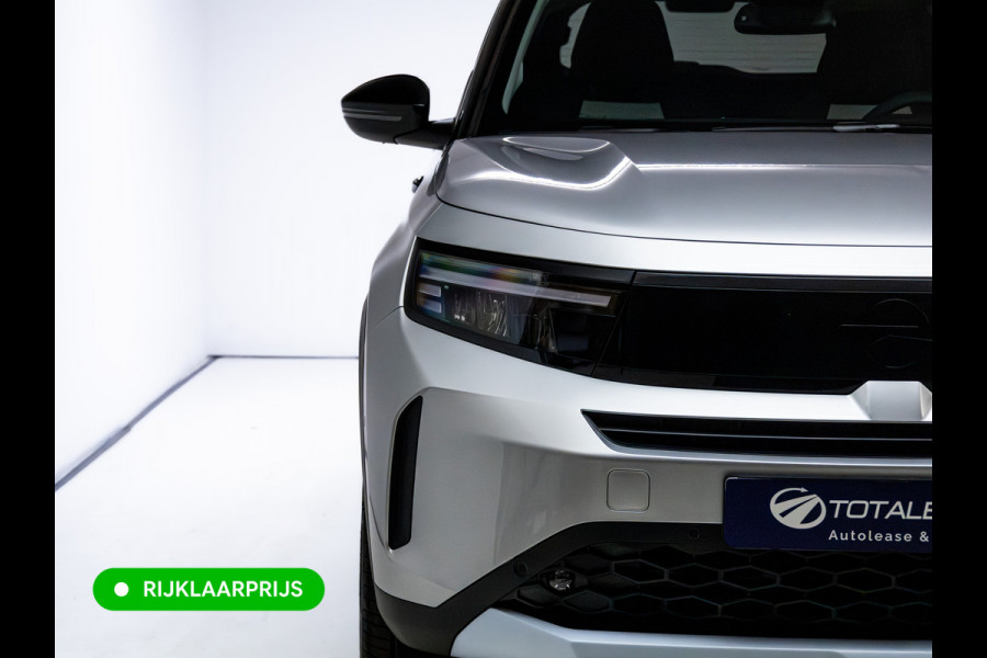 Opel Frontera 1.2 Turbo Hybrid GS 7 persoons | Stoel-, Stuur- & voorruitverwarming | Camera | Apple Carplay | Navigatie | Cruise | PDC V+A, Extra getint glas achter, derde zitrij, Nieuwe auto, tot 8 jaar garantie, 7 stuks Frontera op voorraad!