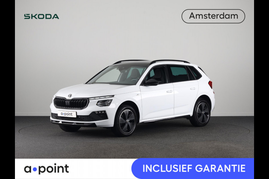 Škoda Kamiq 1.0 TSI Monte Carlo 115 pk Automaat (DSG) | Verlengde garantie | Navigatie | Panoramadak | Parkeersensoren | Achteruitrijcamera | Stoelverwarming |