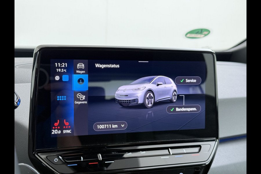 Volkswagen ID.3 Life 62kWh SOH 91% Navi Ecc Adap.Cruise Android Auto Apple Carplay Stoel+Stuurverwarming Pdc Lmv Isofix Led Rijstrooksensor Verkeersbord detectie Dealeronderhouden