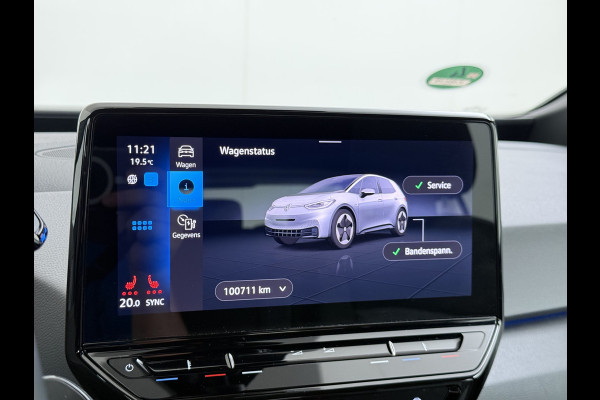 Volkswagen ID.3 Life 62kWh SOH 91% Navi Ecc Adap.Cruise Android Auto Apple Carplay Stoel+Stuurverwarming Pdc Lmv Isofix Led Rijstrooksensor Verkeersbord detectie Dealeronderhouden