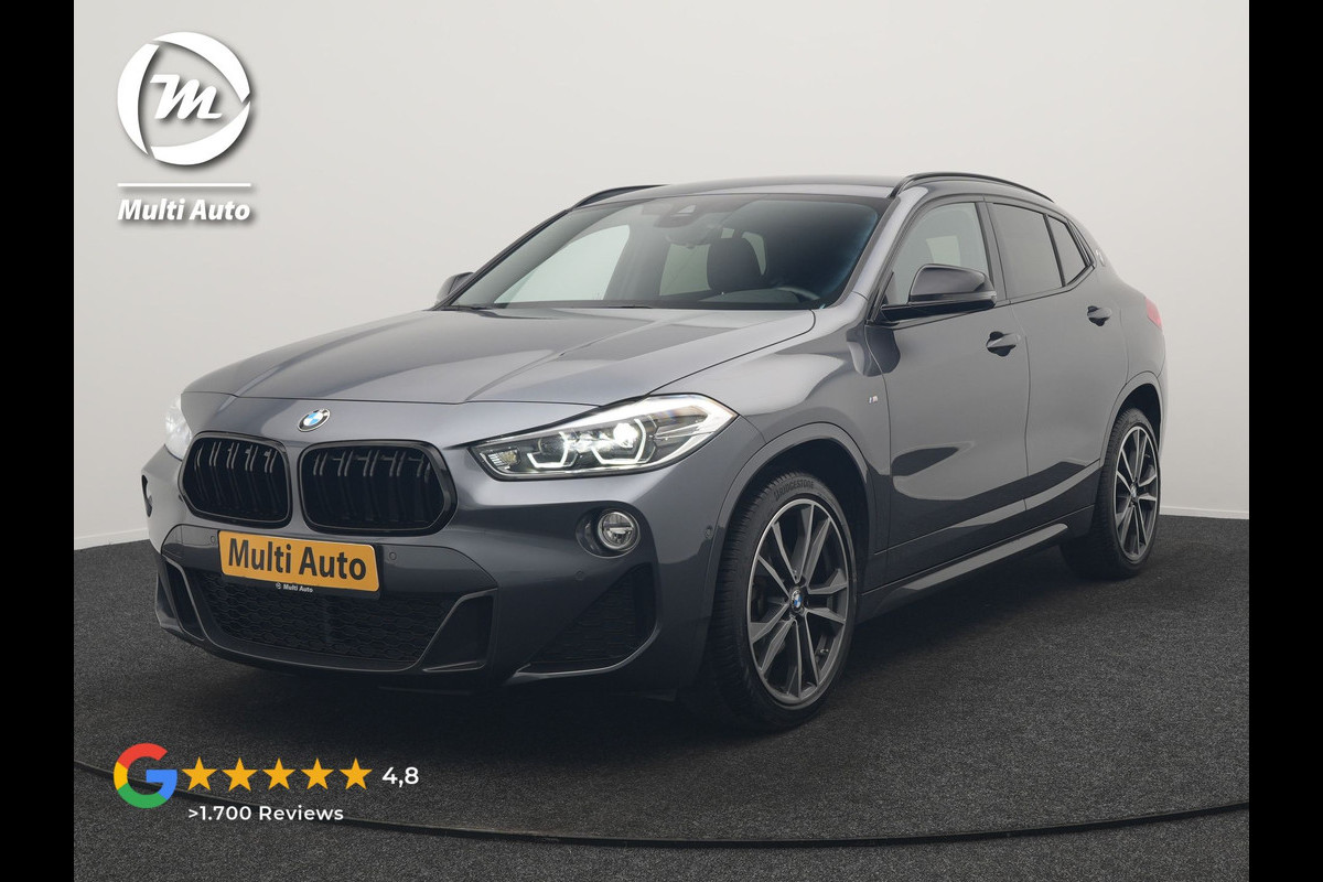 BMW X2 sDrive18i M Sport 140pk Dealer O.H. | Camera | Lederen Sportstoelen Verwarmd | Led Koplampen | Sfeerverlichting | Standkachel | Navigatie | DAB | 19''L.M. |