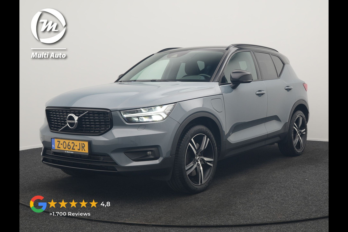 Volvo XC40 T5 Recharge R-Design PHEV 262pk Dealer O.H. | Trekhaak Af Fabriek | Camera | Alcantara Sportstoelen & Stuur Verwarmd | Keyless | Blis | Apple Carplay | Navigatie | DAB | Cruise Control | 19"L.M | Plug In Hybrid |