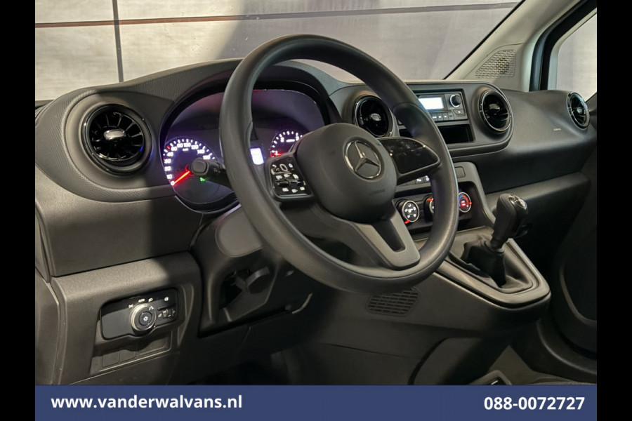 Mercedes-Benz Citan 110 CDI 96pk L1H1 Euro6 Airco | Cruisecontrol | LED | Zijdeur Parkeersensoren, 1500kg trekvermogen