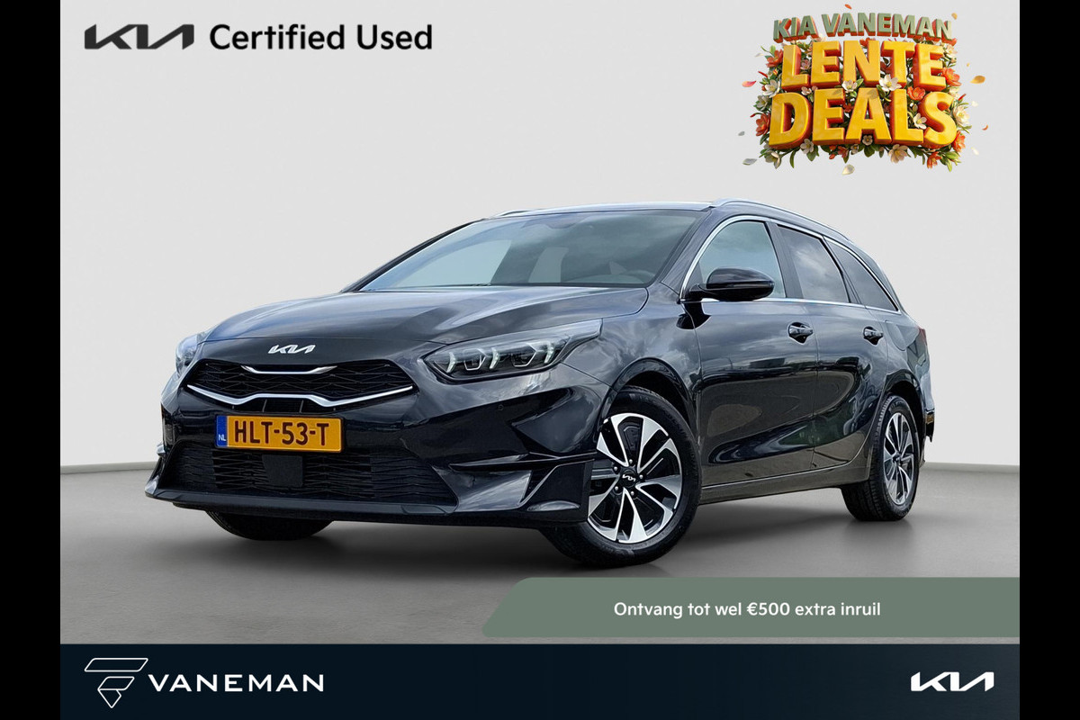 Kia Ceed Sportswagon 1.0 T-GDi MHEV Design Edition Stoel- en Stuurverwarming | Cruise Control | Climate Control | Elektr. Achterklep | JBL | Draadloos Opladen |