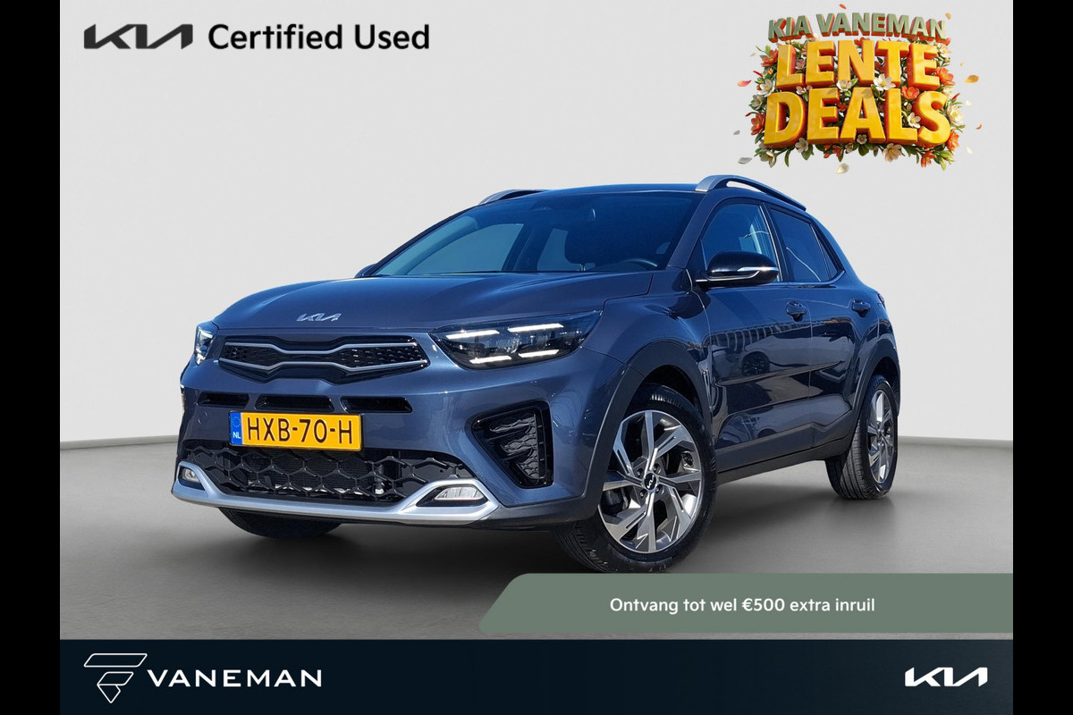 Kia Stonic 1.0 T-GDi MHEV GT-Line Automaat Cruise | Start/Stop | Half-leder | Stoel- en Stuurverwarming | LED | Camera | LMV |