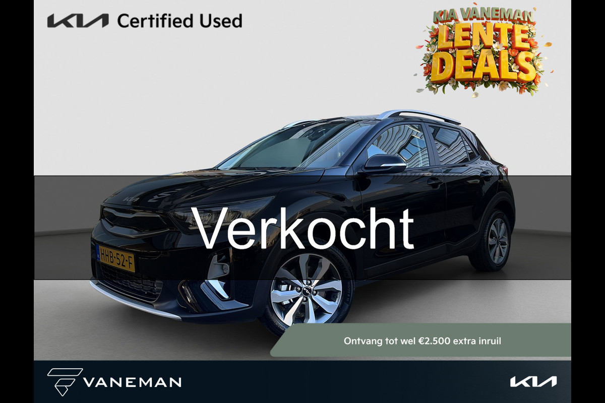 Kia Stonic 1.0 T-GDi MHEV DynamicPlusLine Stoel- en stuurverwarming | Cruise | Navi | Privacy Glass | Camera |