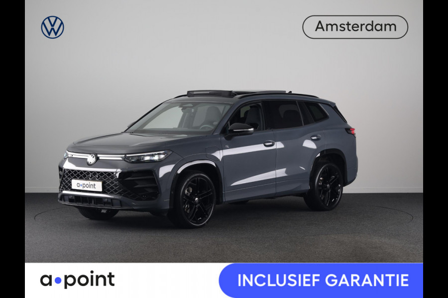 Volkswagen Tayron 1.5 eHybrid R-Line Edition 204 PK PHEV | verlengde garantie | Trekhaak | Panorama dak | Black Style | Stoel en stuur verwarming |
