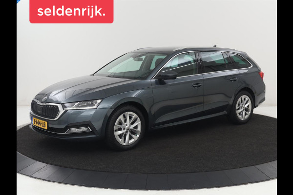 Škoda Octavia 1.5 TSI First Edition | Trekhaak | Stoelverwarming | Adaptive cruise | Carplay | Navigatie | Matrix LED | Keyless | Virtual Cockpit | Sfeerverlichting | Climate control | DAB | Parkeerhulp