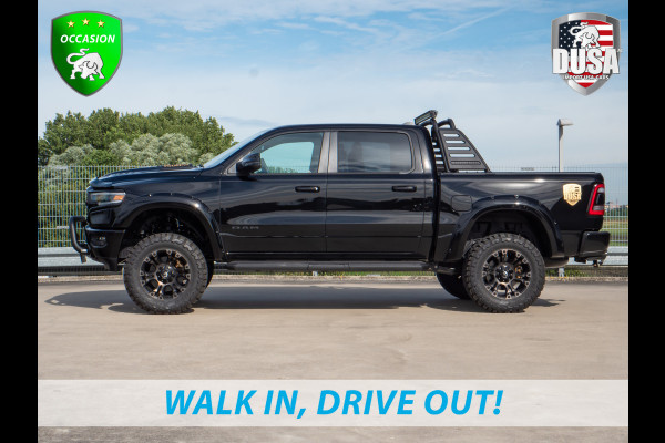 Dodge Ram | 1500 | Limited | 5.7 V8 HEMI | Rocky Mountains Edition | ALLERDIKSTE Limited van NL | Bullbar | RAMBAR | Fuel Offroad  | Trainhorn | LED Pakket | Liftkit | Striping