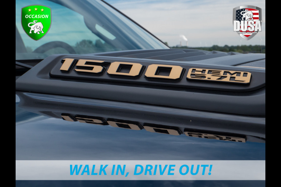 Dodge Ram | 1500 | Limited | 5.7 V8 HEMI | Rocky Mountains Edition | ALLERDIKSTE Limited van NL | Bullbar | RAMBAR | Fuel Offroad  | Trainhorn | LED Pakket | Liftkit | Striping