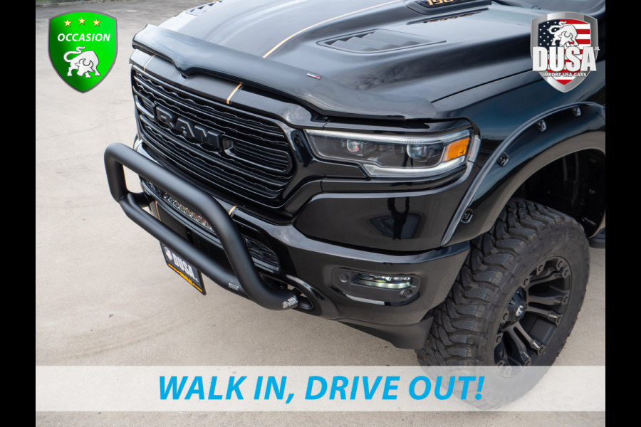 Dodge Ram | 1500 | Limited | 5.7 V8 HEMI | Rocky Mountains Edition | ALLERDIKSTE Limited van NL | Bullbar | RAMBAR | Fuel Offroad  | Trainhorn | LED Pakket | Liftkit | Striping