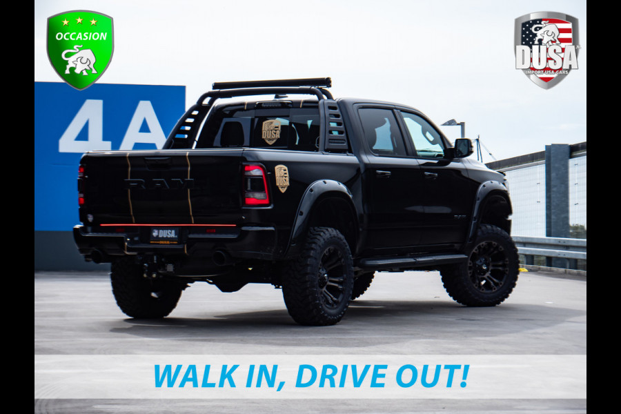 Dodge Ram | 1500 | Limited | 5.7 V8 HEMI | Rocky Mountains Edition | ALLERDIKSTE Limited van NL | Bullbar | RAMBAR | Fuel Offroad  | Trainhorn | LED Pakket | Liftkit | Striping