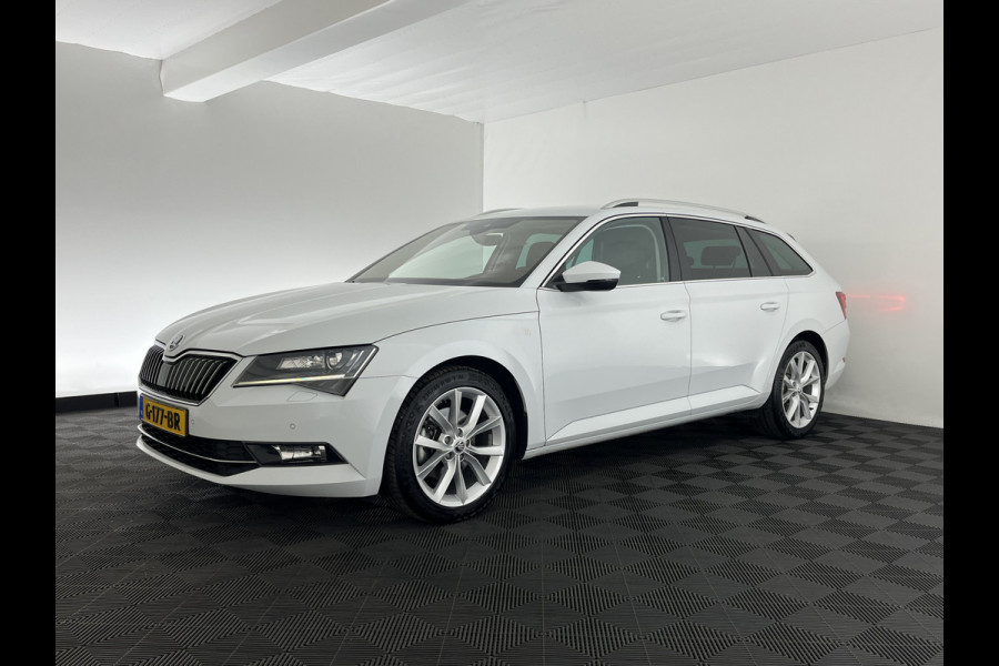 Škoda Superb Combi 1.5 TSI ACT Style Business (INCL-BTW) Aut. *LEATHER-MICROFIBRE | XENON | CANTON-AUDIO | MEMORY-PACK | NAVI-FULLMAP | CAMERA | KEYLESS | HEATED-COMFORTSEATS | PRIVACY-GLASS | SHIFTPADDLES | ECC | PDC | CRUISE | 18''ALU*